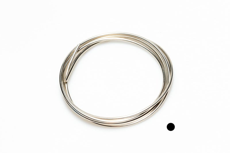 Craft Wire 10 Gauge, Nickel Silver Wire CDA #752 Alloy Jewelry Grade Dead Soft Round Made in USA - 5FT by CRAFT WIRE - Image 1
